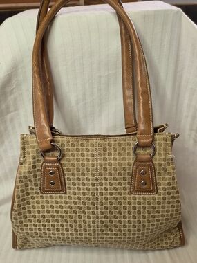 VINTAGE NINE & COMPANY PURSE shoulder bag BROWN- TAN